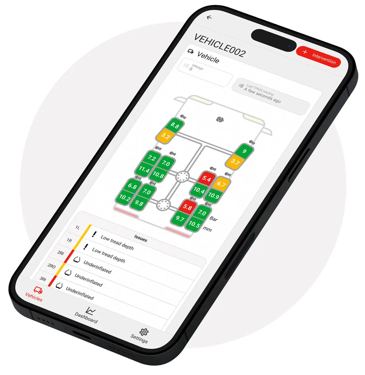 INFLEET / TPMS-Software-Plattform