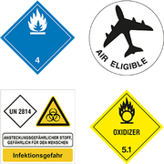 ADR-Gefahrgutetiketten