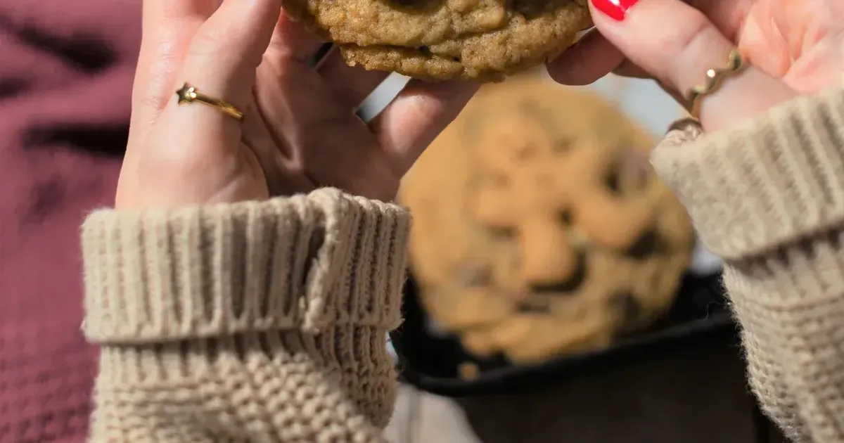 Oblaten-Lebkuchen mit Schokolade