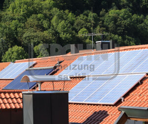 Solaranlage auf dem Dach