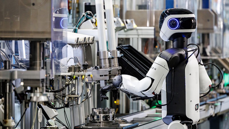 Humanoide Roboter in der Produktion