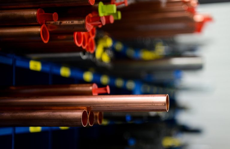 Rohrlager mit über 500 Rohrtypen