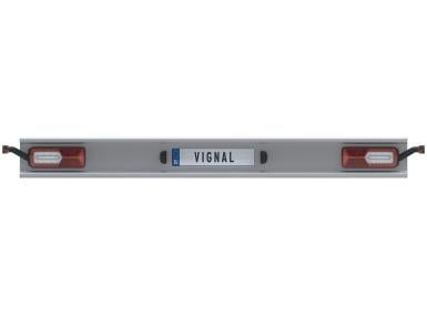 Komplette Heckstoßstange mit LED-Leuchten