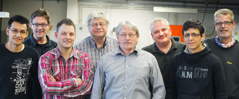 Team im Werkzeugbau
