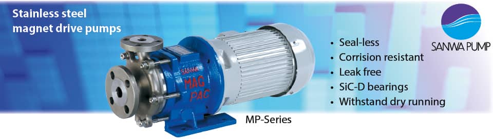 SANWA Magnetkreiselpumpen aus Edelstahl