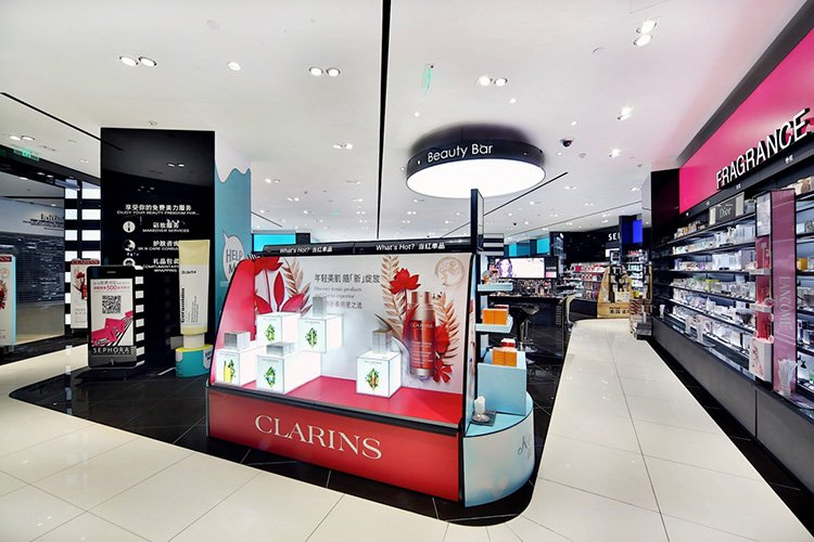 Referenzprojekt Sephora Shanghai Skymall