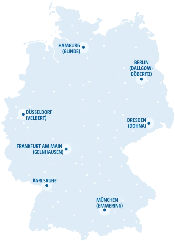 Standorte in Deutschland