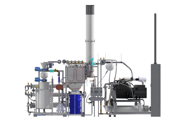 Technologieaufbau der 50-kW-Anlagen