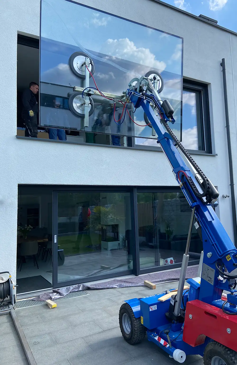 Montage eines Fensters