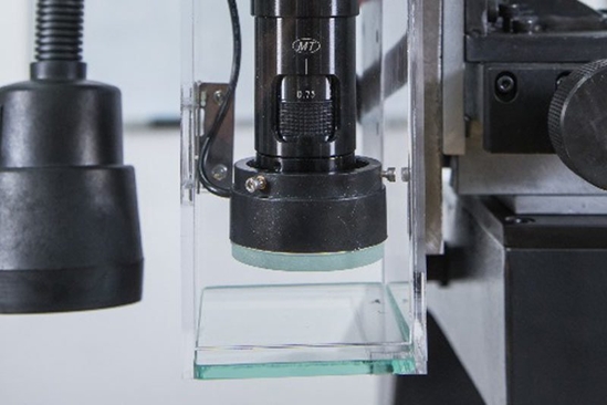 Kamera-Optik der Abrichtmaschine GWDress