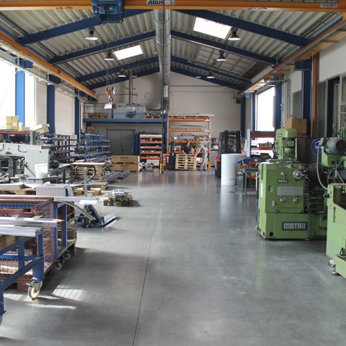Einblick in die Produktion