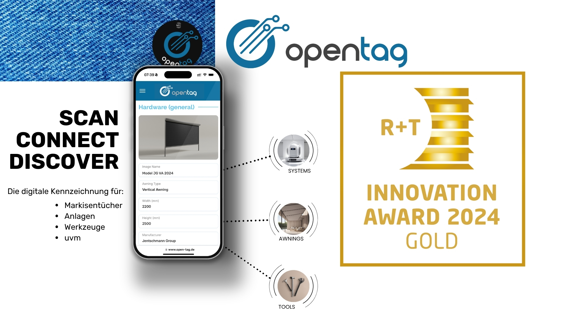 openTAG – digitaler Produktpass
