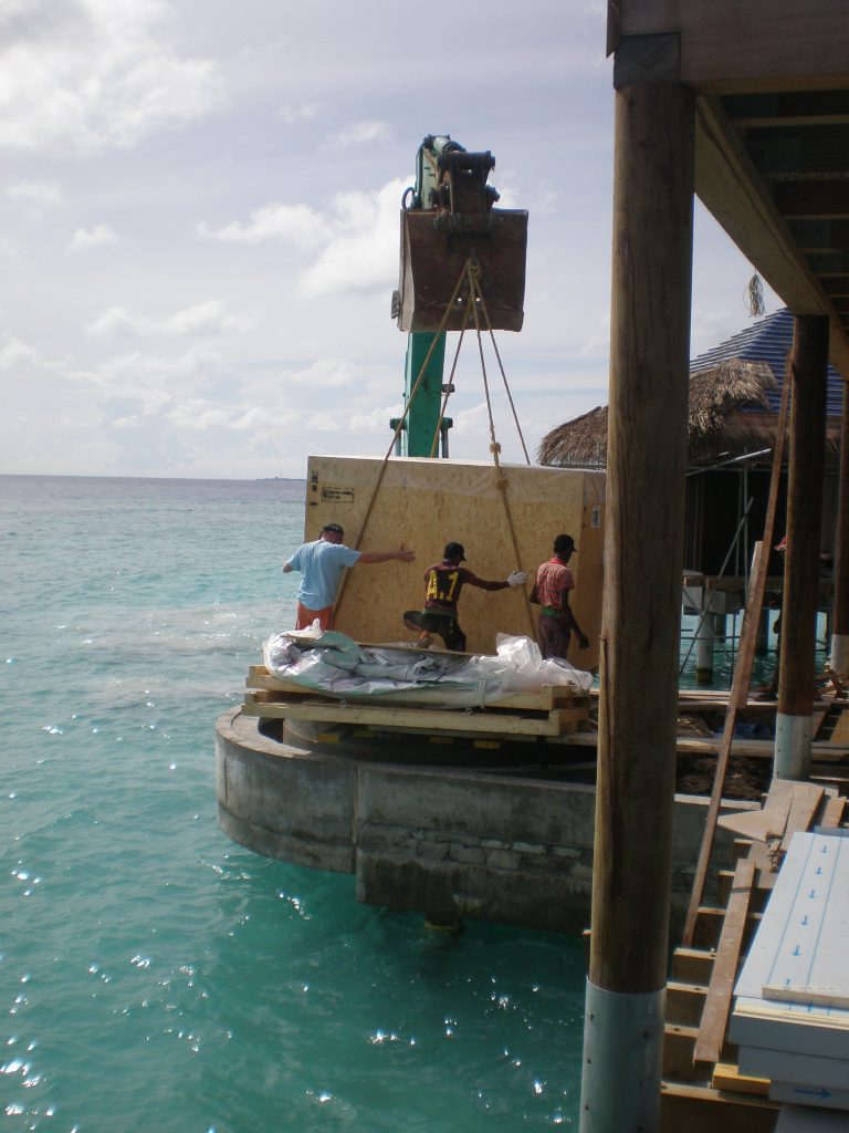 Project: hotel furnishings Maldives