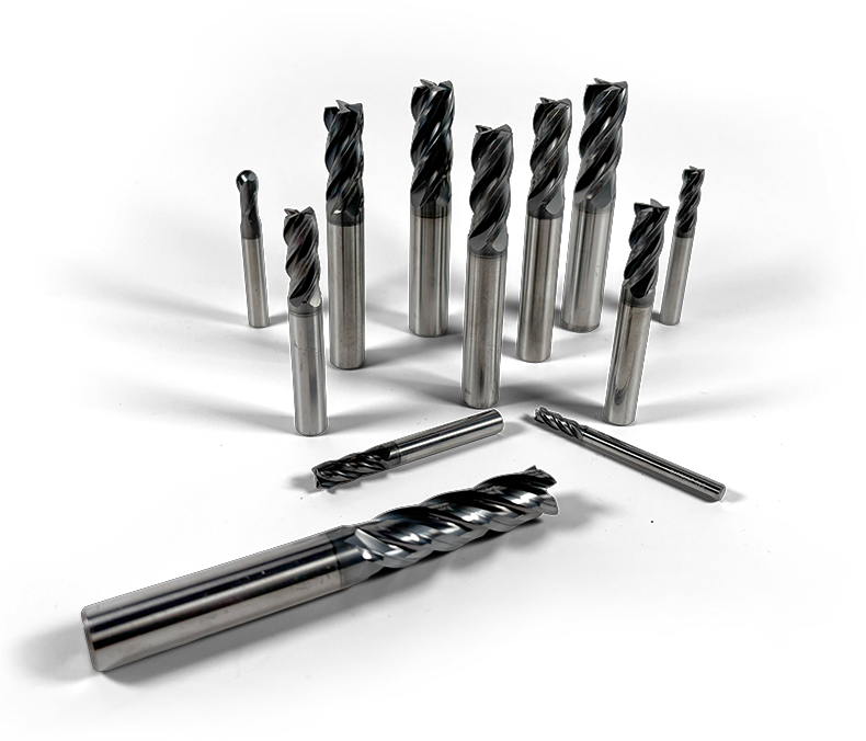 VHM-Schaftfräser für Stahl, Edelstahl, Guss und Aluminium