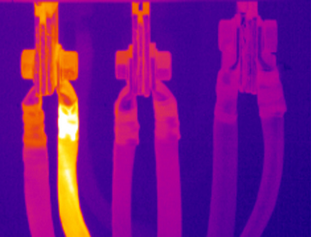 Thermografie-Prüfung einer Schaltanlage