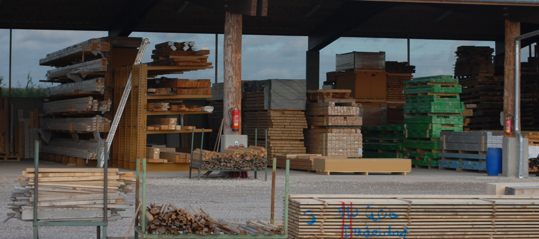 Holzhandel für Bauvorhaben