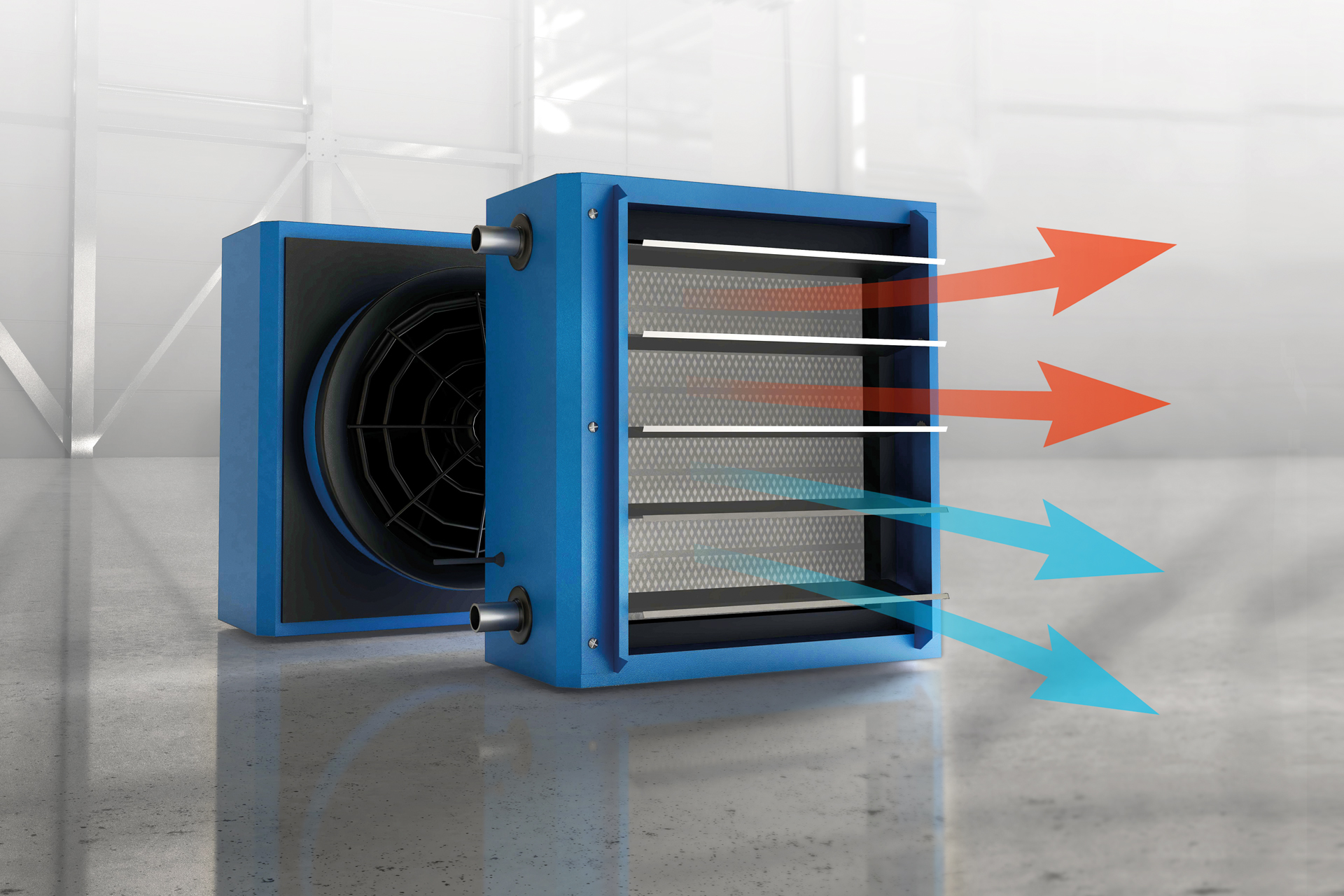 Klimabox – Heiz- und Kühlsystem