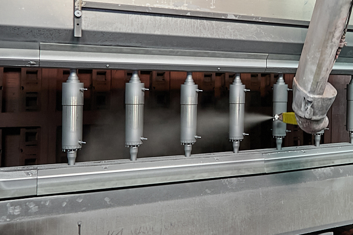 Zylindrische Metallbauteile