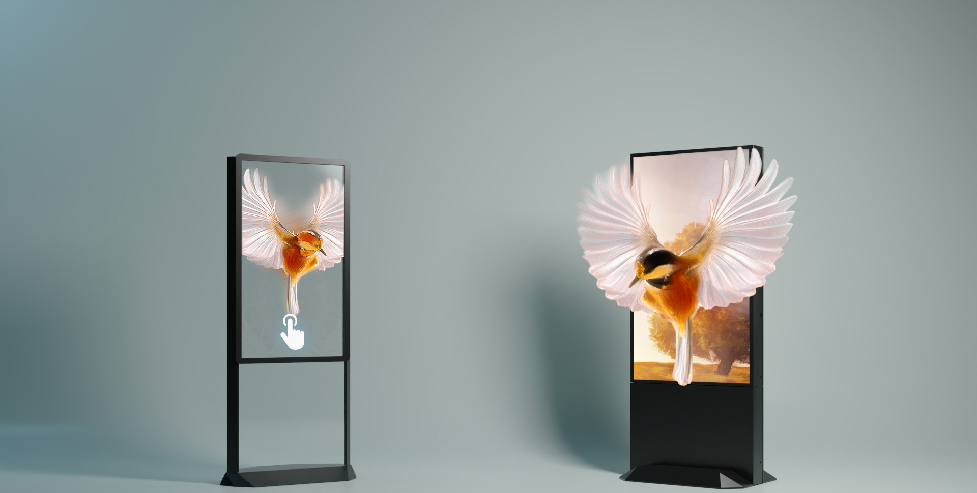 Crystal Screen und ZBOX-Stelen