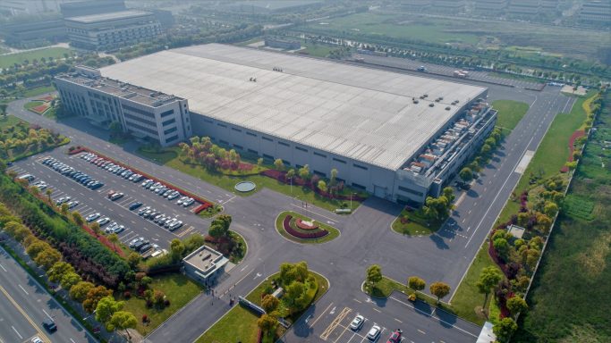 GGSC-Werk in Shanghai (Luftaufnahme)