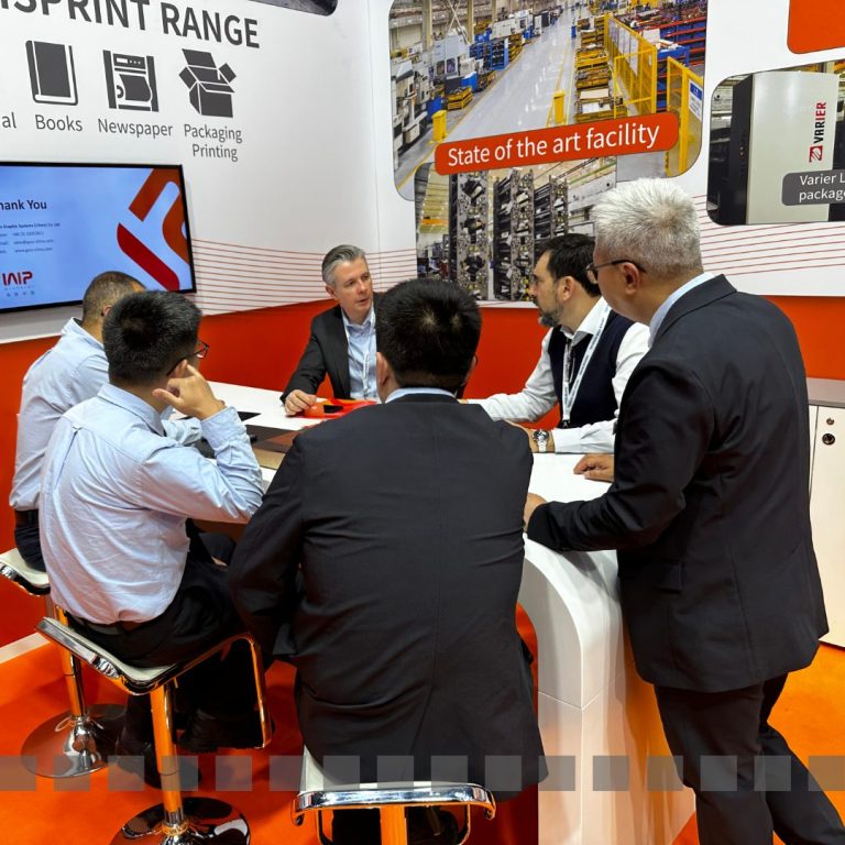 WISPRINT-Messestand auf der DRUPA 2024