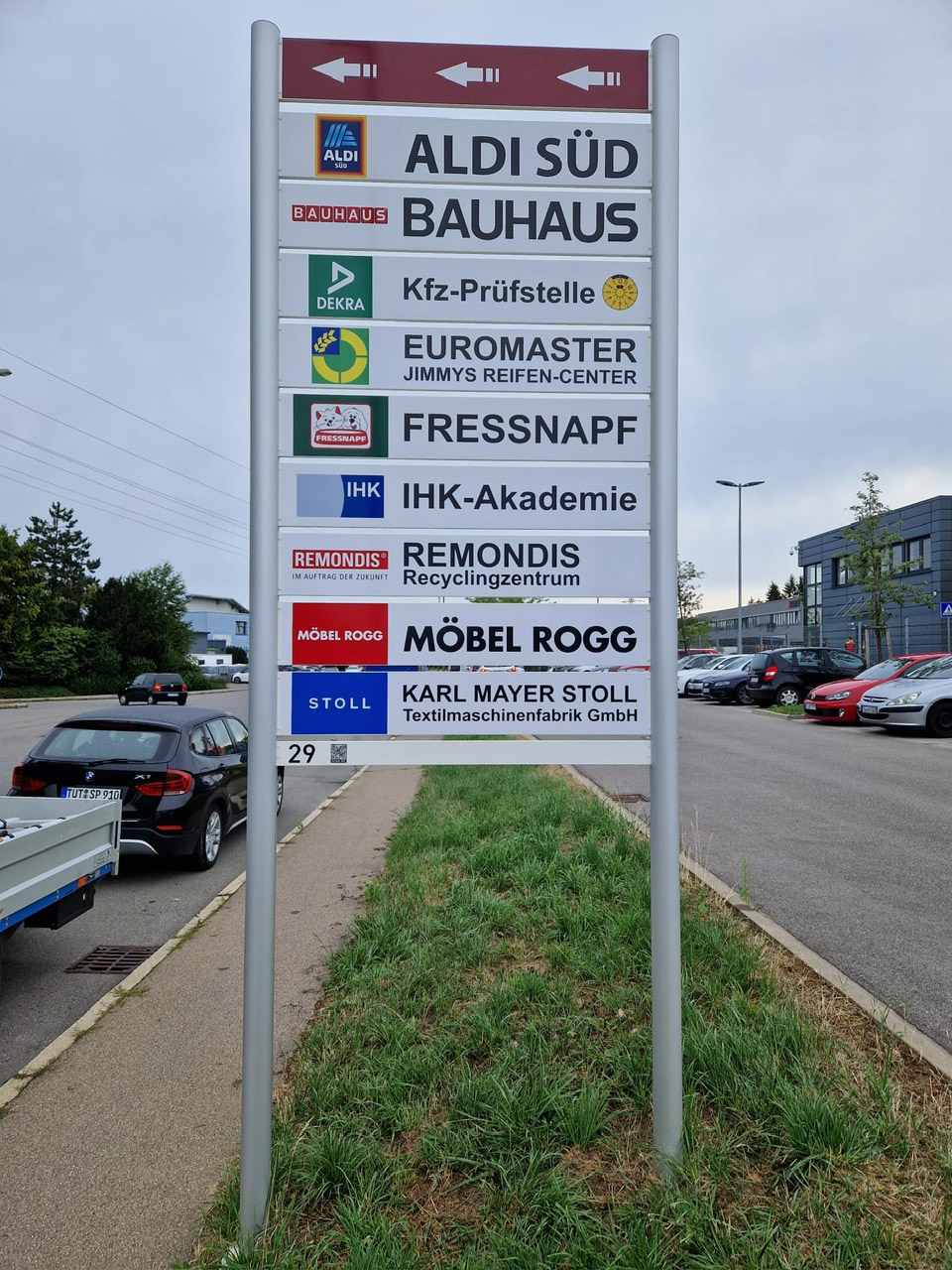 Gewerbegebiets-Leitsystem 72770 Stadt Reutlingen
