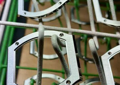 Polierte Uhr, Detail