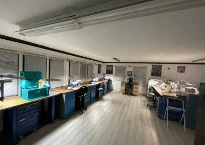 Polierte Bauteile