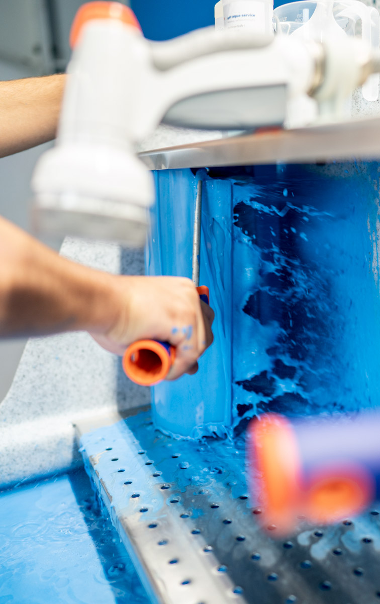 Walzenwaschvorrichtung rotoclean