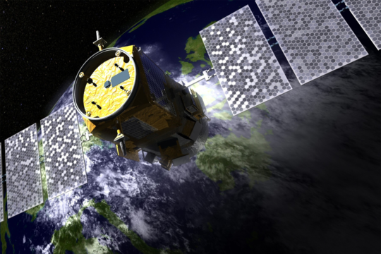 Solarzellenpanels von Satelliten