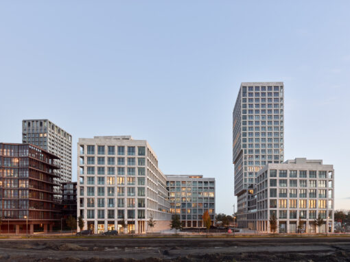 Scheldehof Antwerpen – Natursteinfassade Dietfurter Kalkstein beige