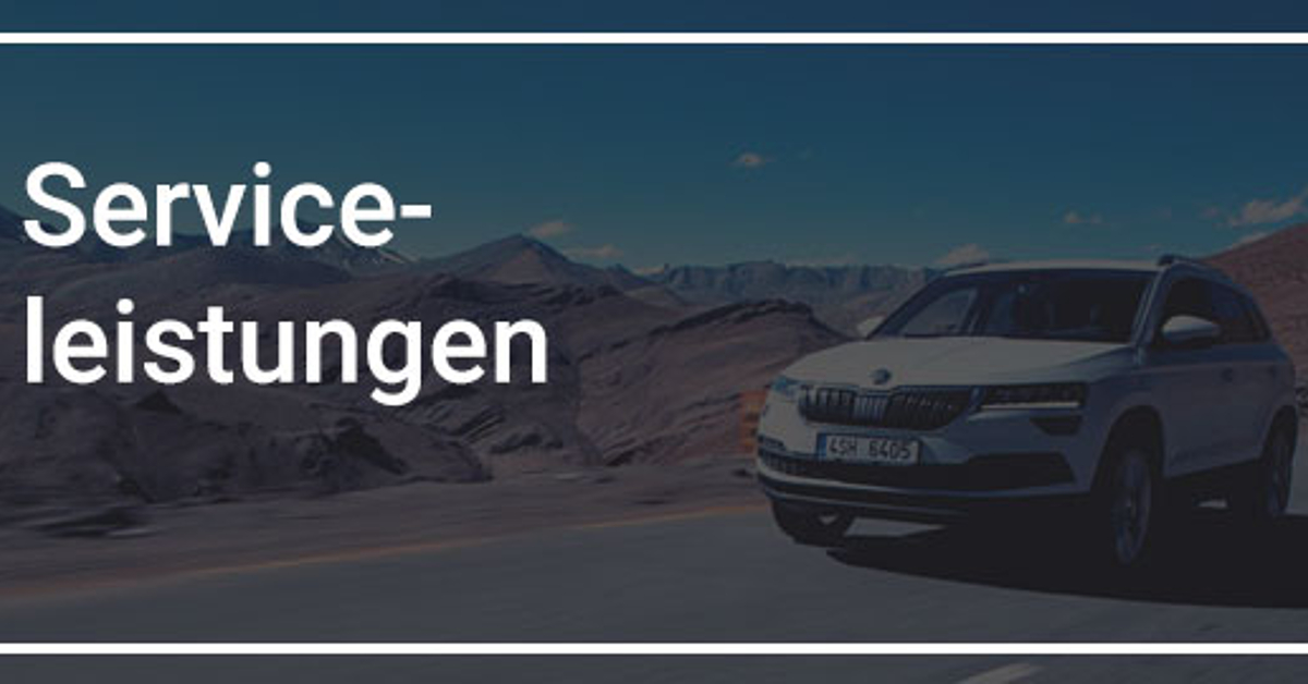 Serviceleistungen bei Autozentrum Josten