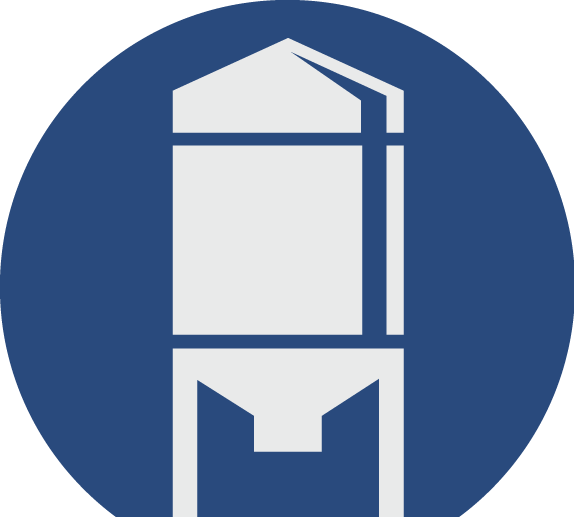 Baustellengeschweißter Silobau