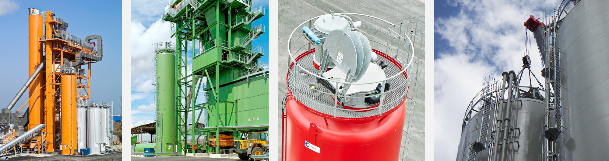 Kohlenstaub-Silo mit ATEX-Explosionsschutz
