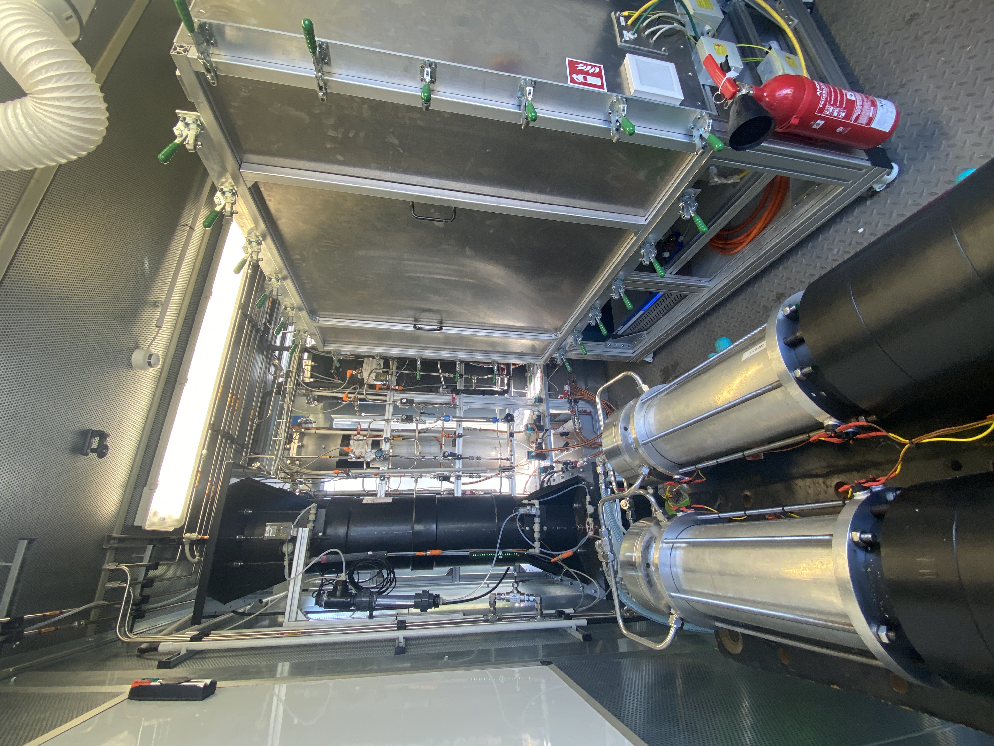 Methan-Pyrolyseanlage (Containeranlage) bei RAG Austria AG