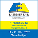Trade fair appearance at Fastener Fair 2019