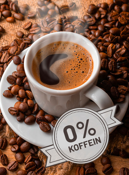 Entkoffeinierter Kaffee