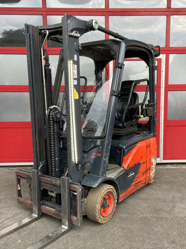 Linde E14-02 Elektro 3 Rad-Stapler