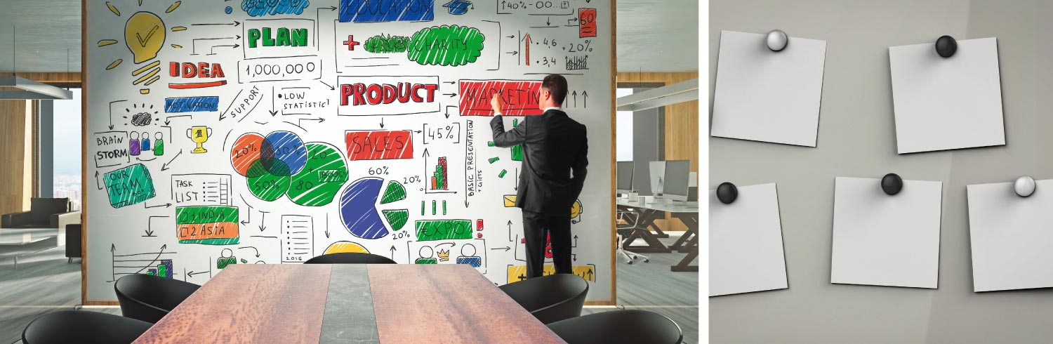 Whiteboard Magnetvlies