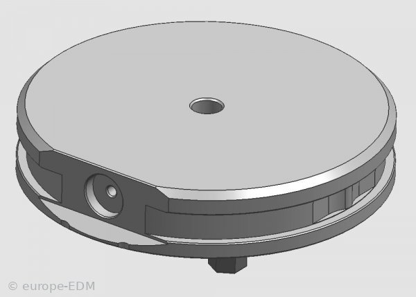 Palette Ø 148 mm G-Plate INOX Blank