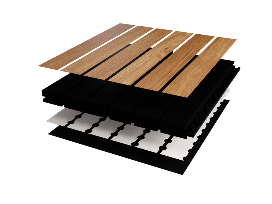 slimline Akustikpaneel 32/4 Küsteneiche