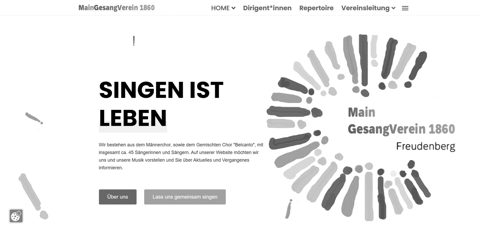 Webseite Gesangverein