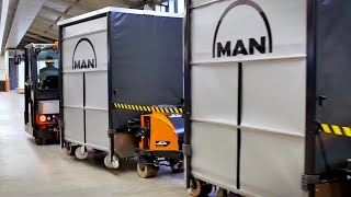 MAN Truck & Bus supplies production with Neumaier tow trains