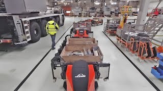 TADANO FAUN deploys two Neumaier tow trains indoors and outdoors