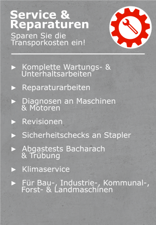 Mobile Werkstatt: Service & Reparaturen