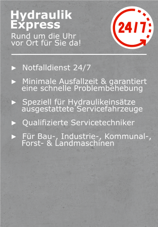 Werkstatt Hydraulik Express 24/7