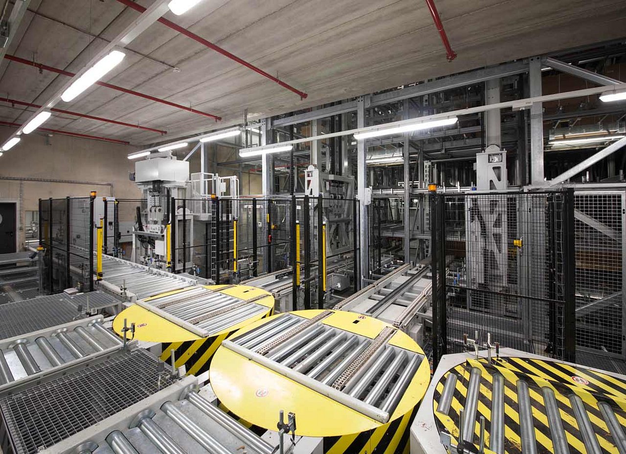 Rollenförderanlage von AAT