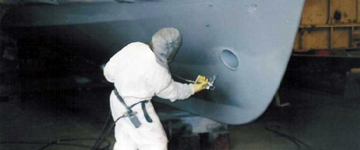 Osmosis treatment on the hull