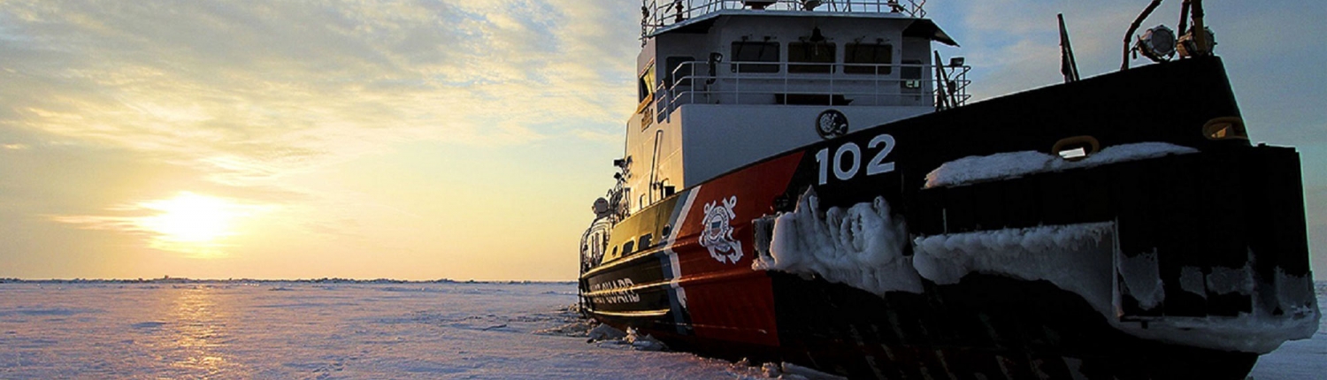 Winter storage on the shipyard grounds
