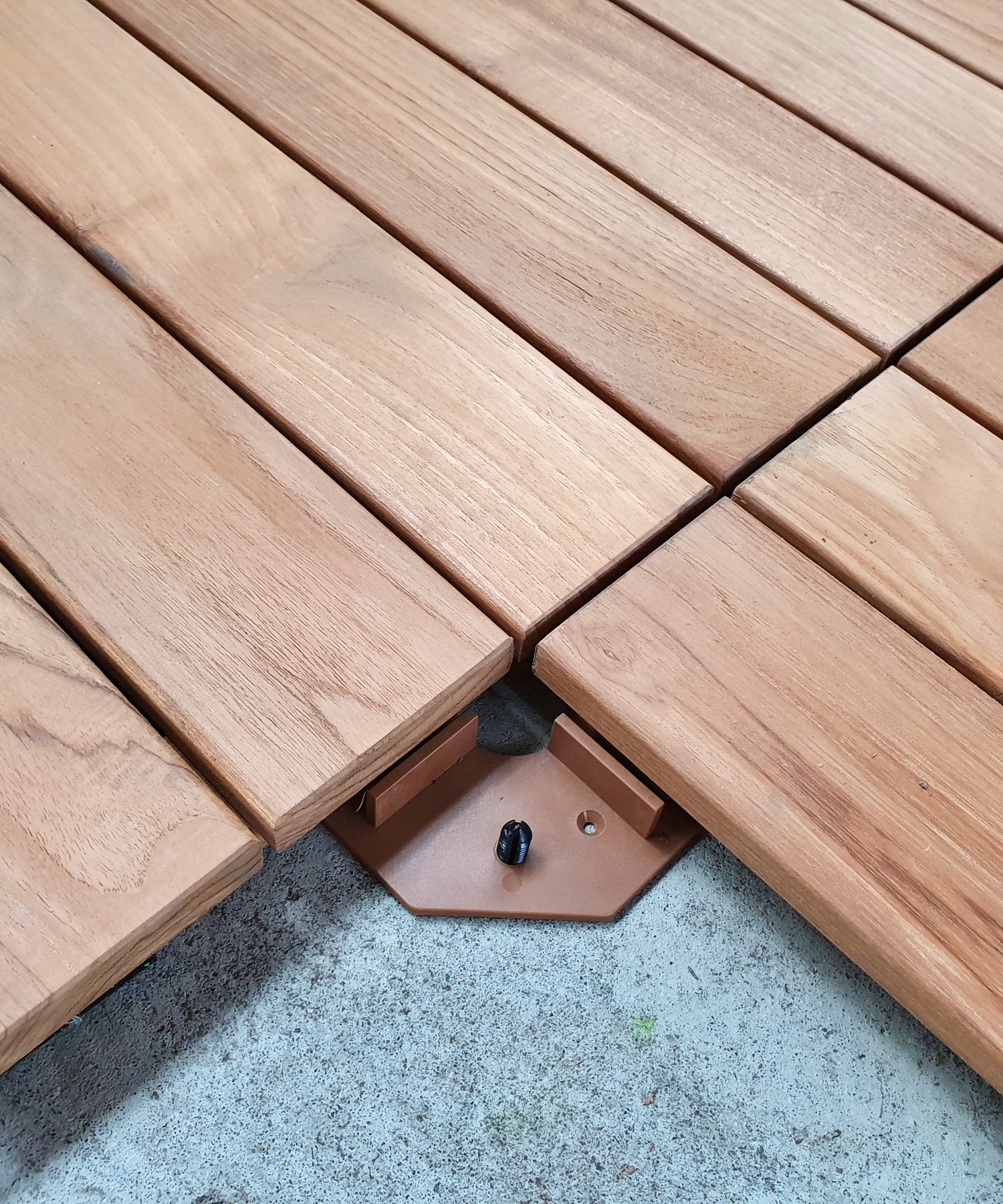 Teak-Elemente 125 mm